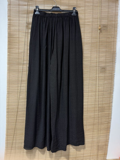 GRANDE TAILLE - Pantalon fluide noir