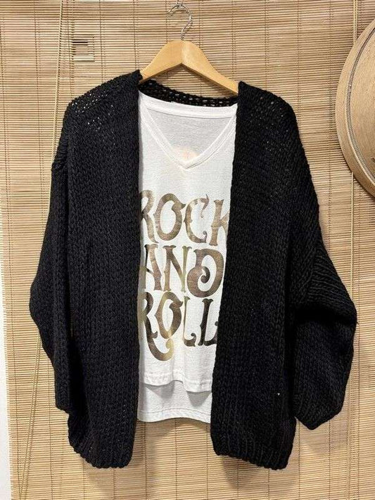 Gilet bohème noir