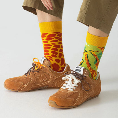 Chaussettes dépareillées Girafes 36-40