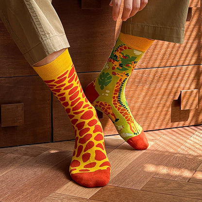 Chaussettes dépareillées Girafes 36-40