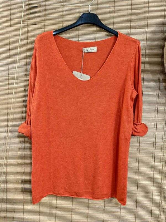 Pull fin orange