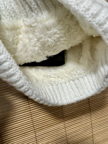 Bonnet femme MANOUKIAN blanc