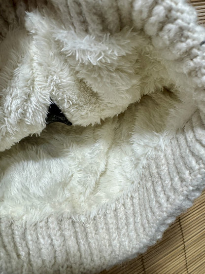 Bonnet femme MANOUKIAN crème